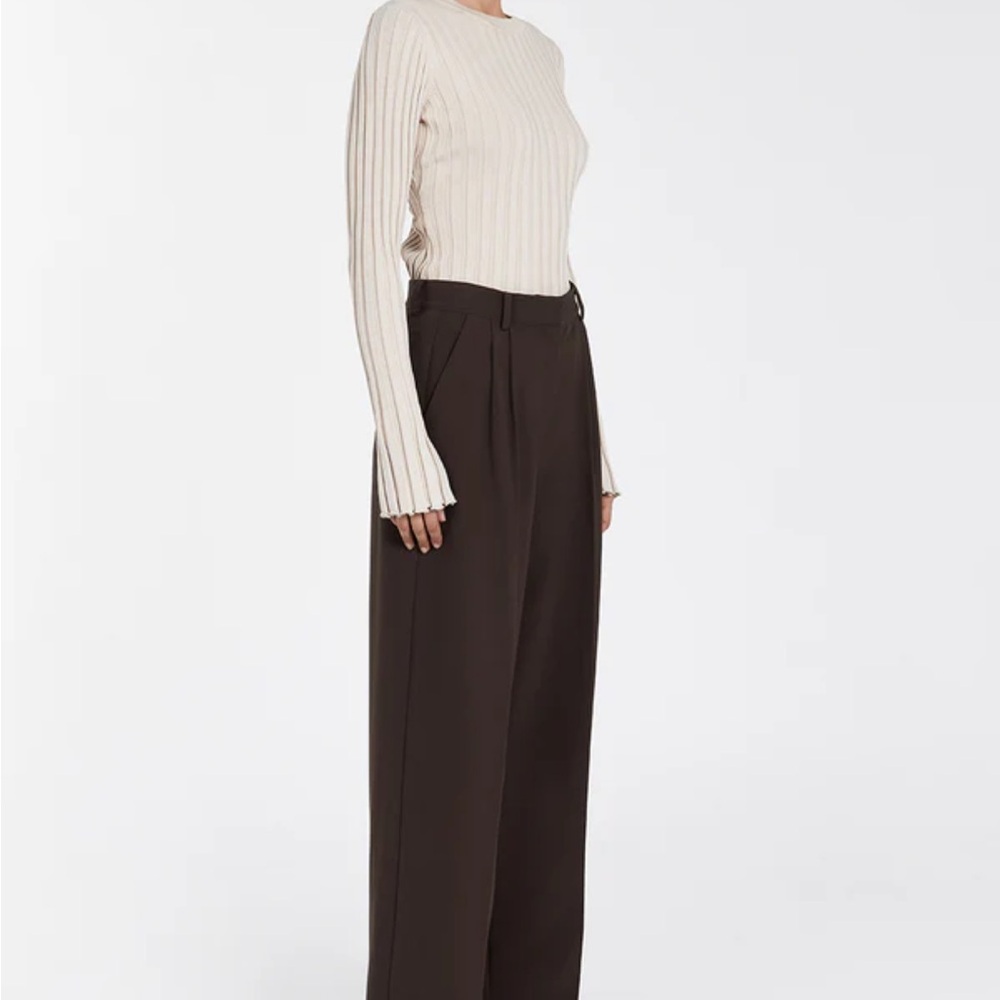 Dissh Ada Long Sleeve Knit Top in Stone - Picture 3 of 6